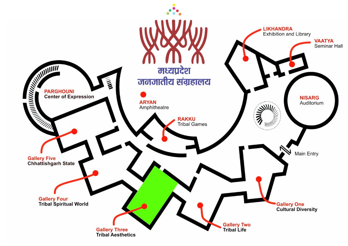 Gallery of Tribal Life in Museum Layout